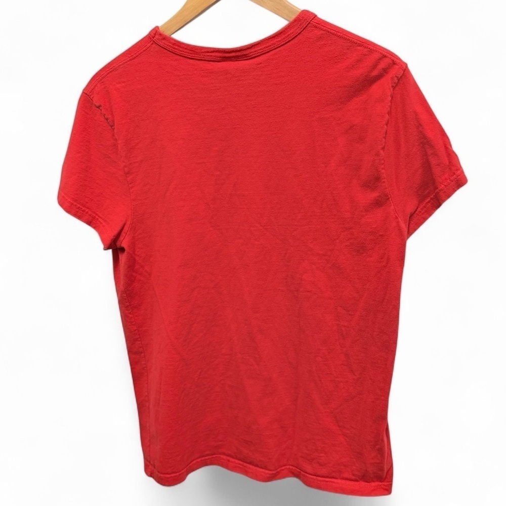 Champion 90's Vintage 100% Cotton T-Shirt Red Size Medium - Picture 2 of 10